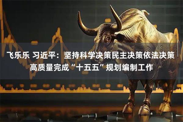 飞乐乐 习近平：坚持科学决策民主决策依法决策 高质量完成“十五五”规划编制工作